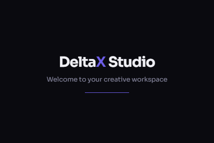 DeltaX Studio - Follow the wizard and edit you audio